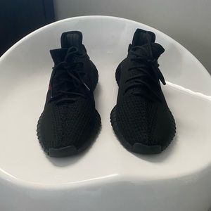 Yeezy boost 350 black red authentic originals size 11